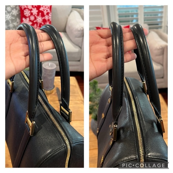 MCM Saffiano Leather Boston Bag Made in Korea - Picture 4 of 16